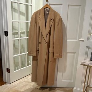 Men's Tan Overcoat